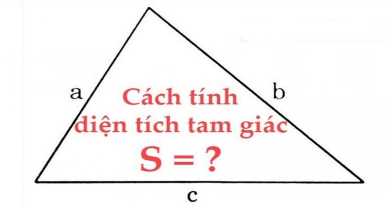 Công thức tính diện tích hình tam giác và những điều cần biết