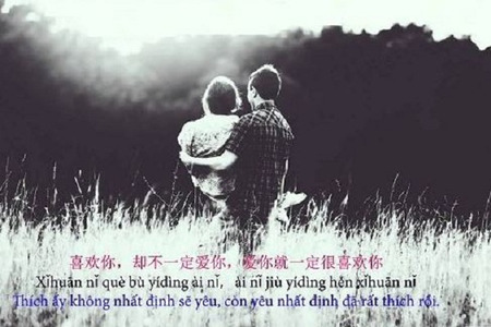 [Stt] Những câu nói hay về tình yêu ngôn tình bằng tiếng Trung Quốc